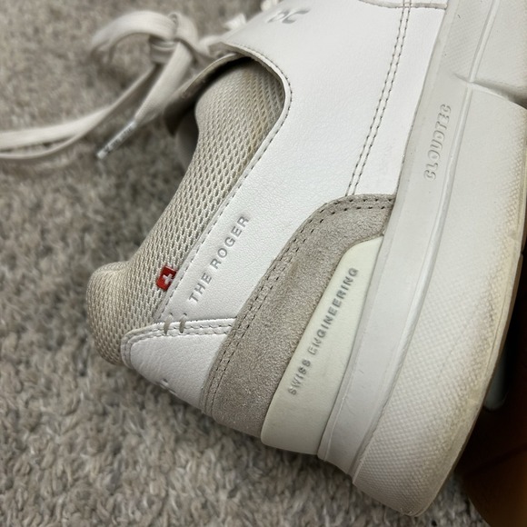 On‎ Cloud The Roger Clubhouse Shoes Men\'s Size 13 White Tennis 48.99144 White main image 11
